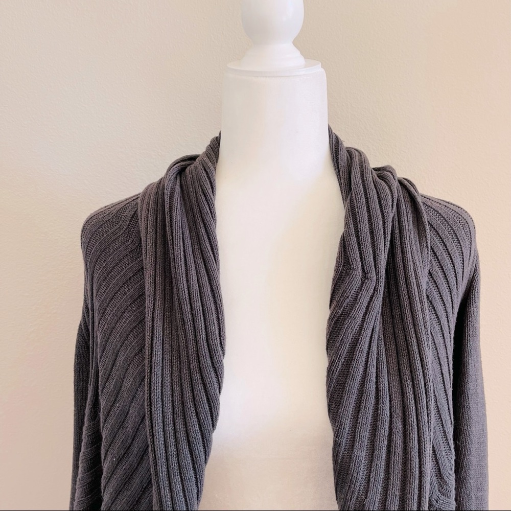 🌹 Petite Alfani Grey Open Cardigan - Picture 2 of 7
